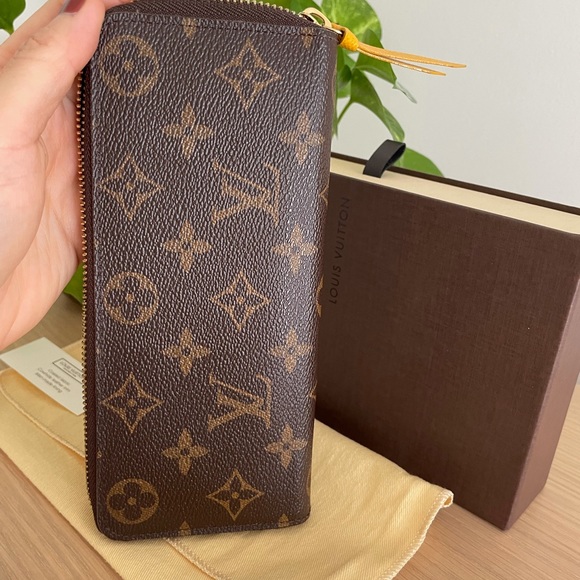 Sold Louis Vuitton Monogram Clemence Wallet - Picture 11 of 11